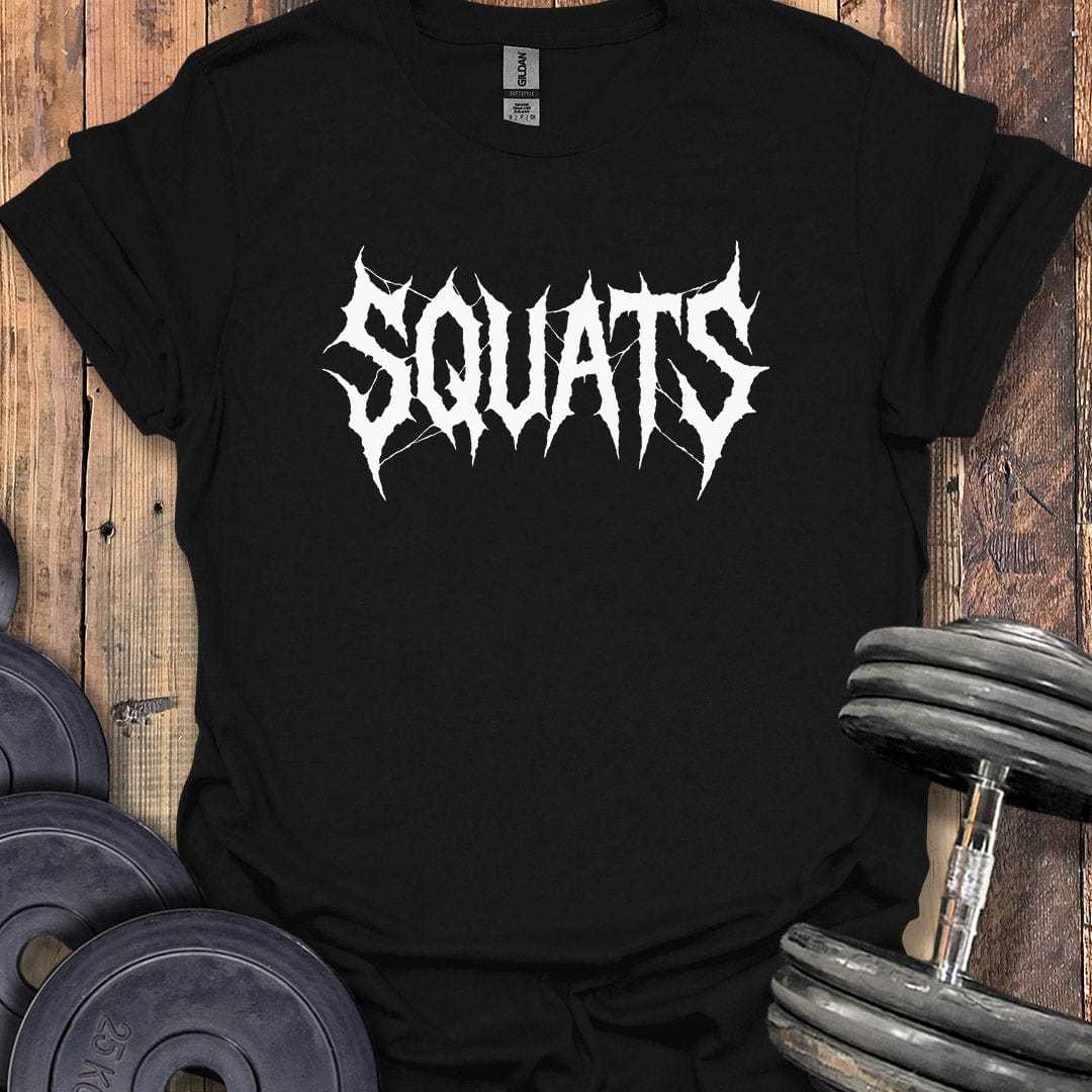 Squats Metal Logo T-Shirt