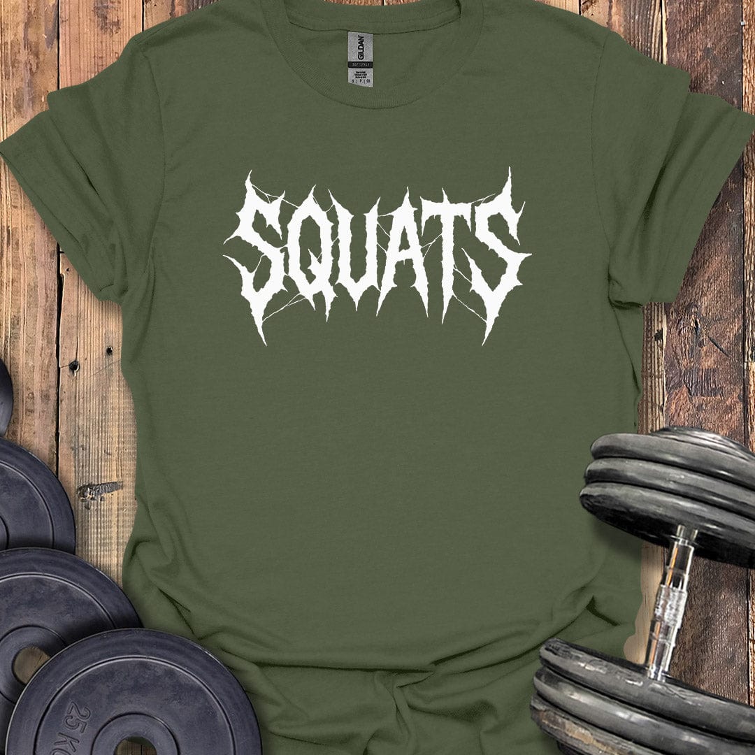 Squats Metal Logo T-Shirt